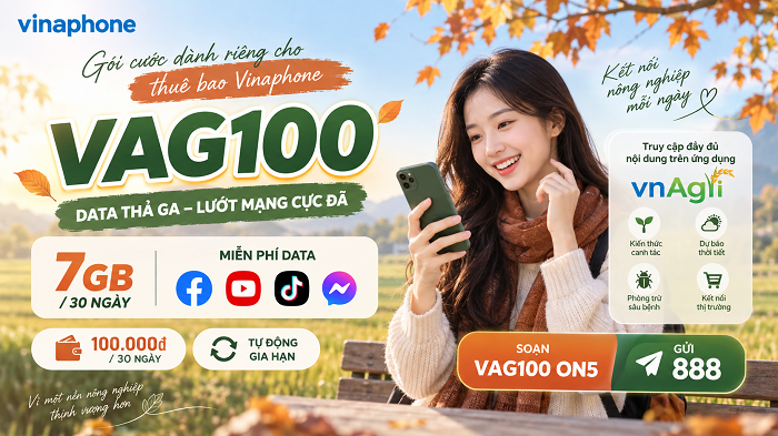📱Data luôn đầy cùng VAG100